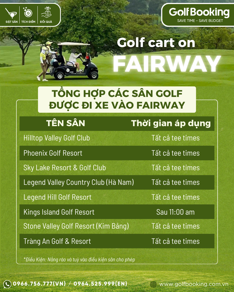 Golf vào fairway