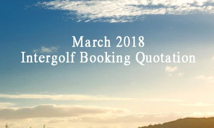 INTERGOLF XIN THÔNG BÁO BẢNG GIÁ THÁNG 3/2018 