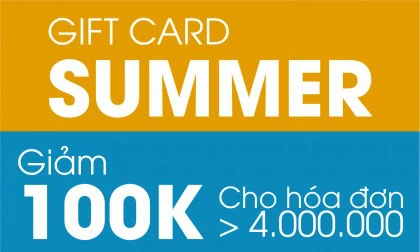 Nhập mã SUMMER giảm ngay 100K