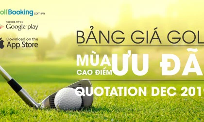 [INTERGOLF - ƯU ĐÃI] BẢNG GIÁ ĐẶT SÂN GOLF THÁNG 12/2019