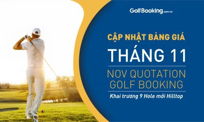PRICE LIST OF GOLF BOOKING FOR NOVEMBER 2020