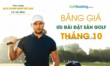 Bảng giá đặt sân golf tháng 10/2021 - Ưu đãi mùa thu