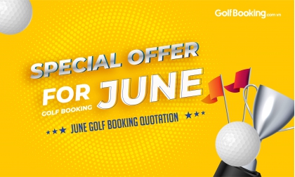 Special offer for golf booking in June, 2023