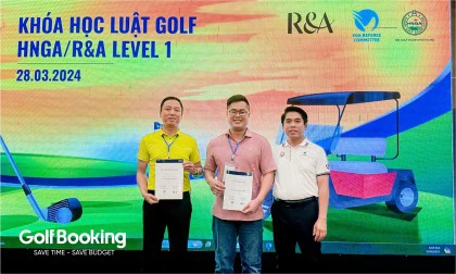 Hơn 40 Học Viên Vượt Qua Kỳ Thi và Đạt Chứng Chỉ Luật Golf Level 1 tại Sân Golf Long Biên