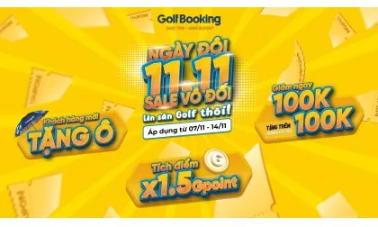 NGÀY ĐÔI – SALE VÔ ĐỐI, LÊN SÂN GOLF THÔI!