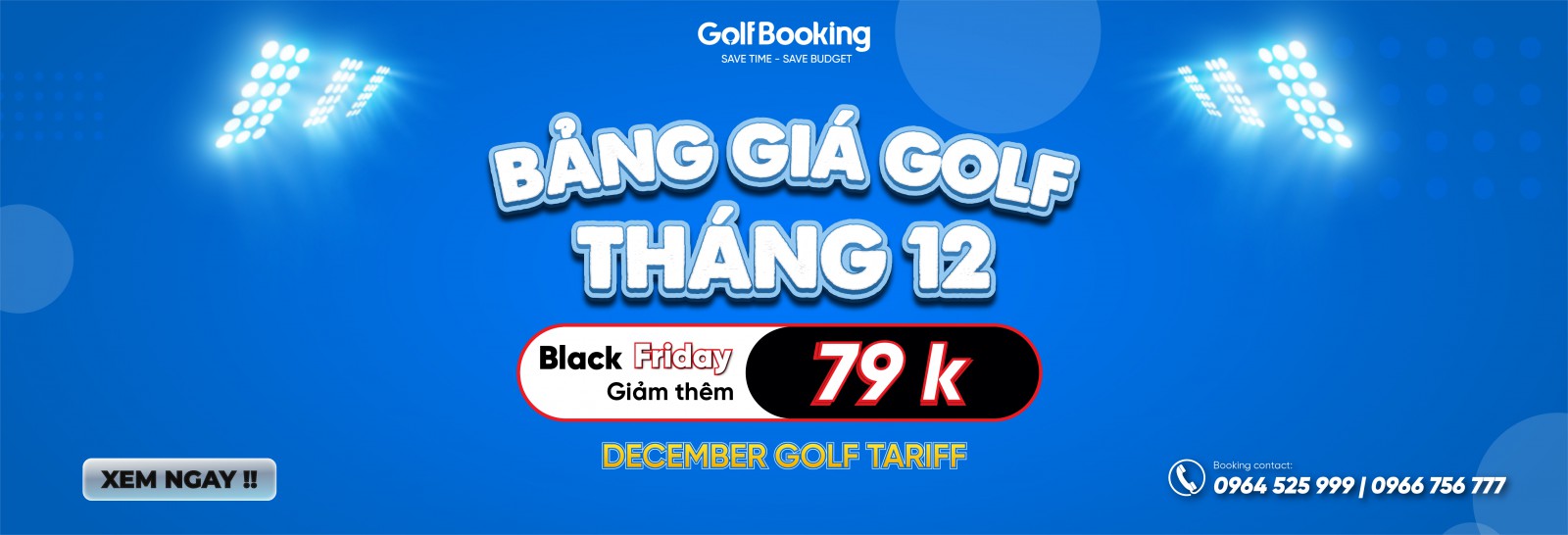 December Golf Tariff