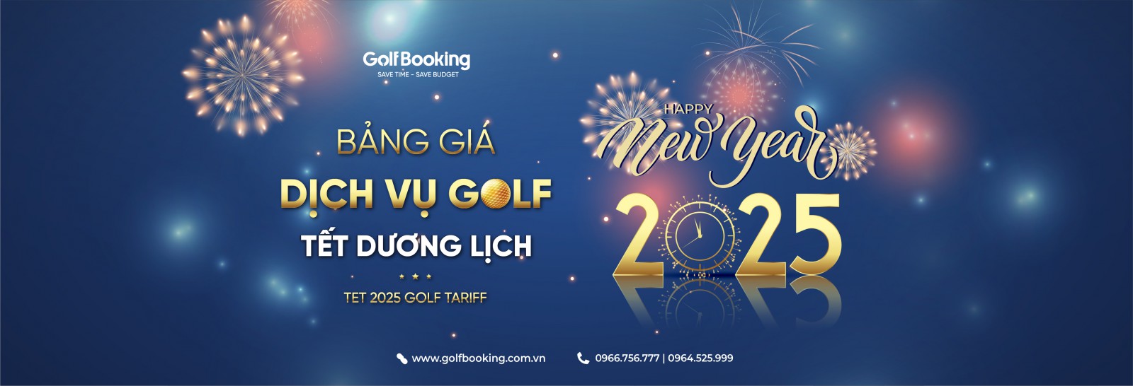 Bảng giá dịch vụ golf Tết Dương Lịch 2025