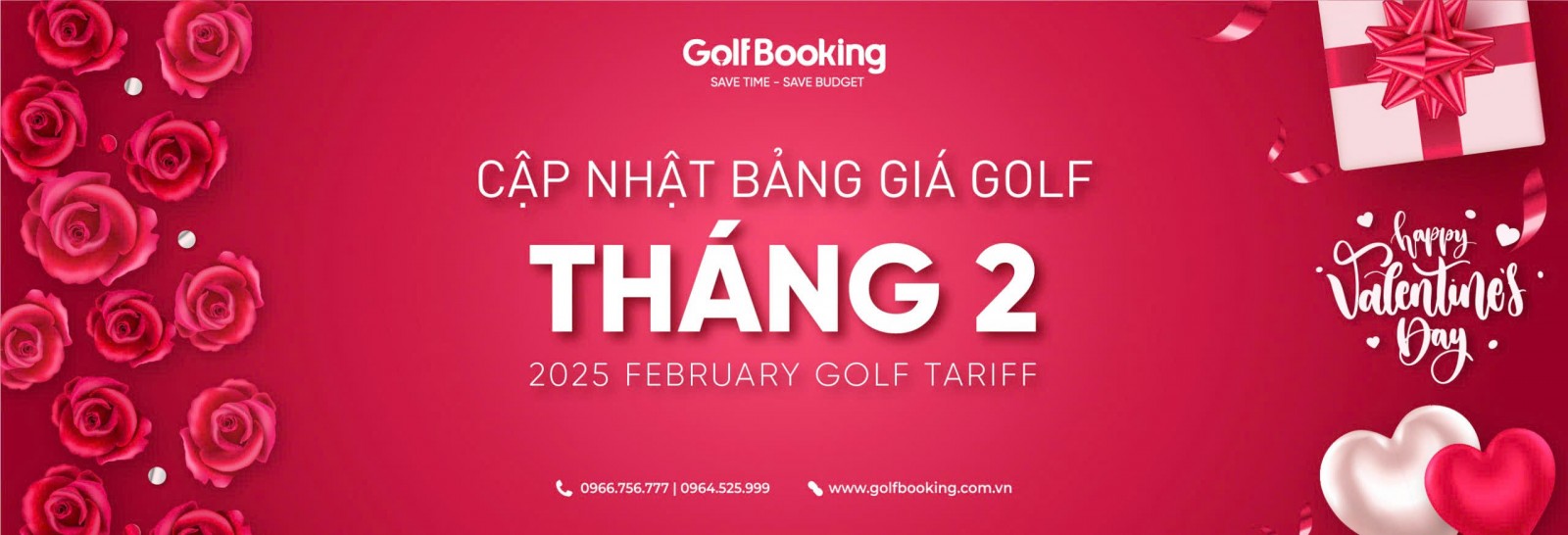 BẢNG GIÁ GOLF THÁNG 2/2025 - KHAI XUÂN PHÁT TÀI 