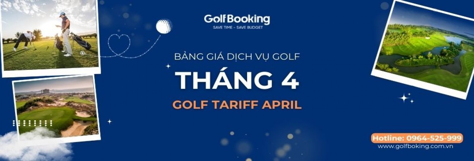 Golf Booking Tariff April 2025